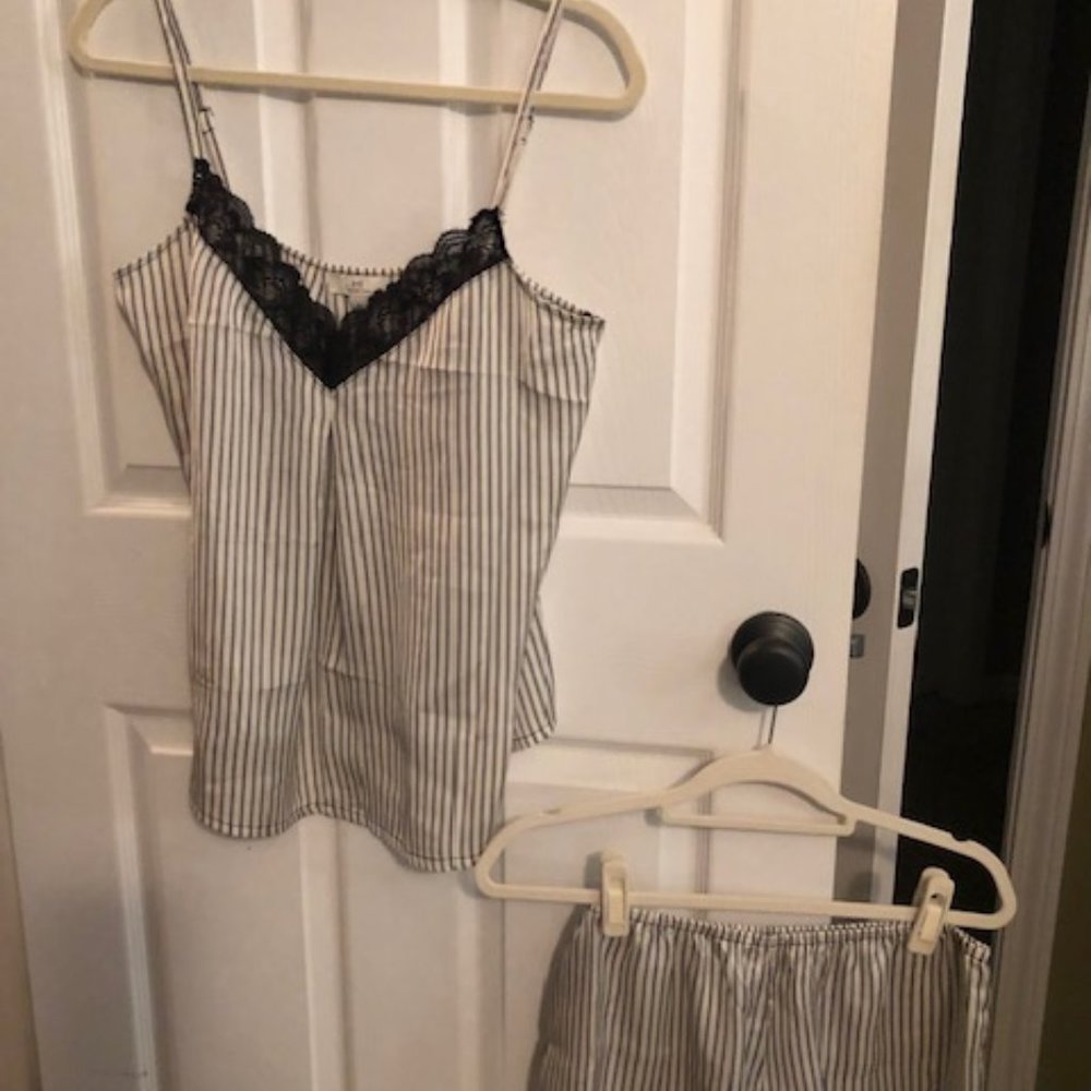 NWOT H Halston Silky Camisole Set Size Med.